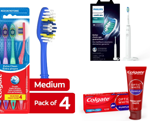 teeth whitening and care cover photo collage