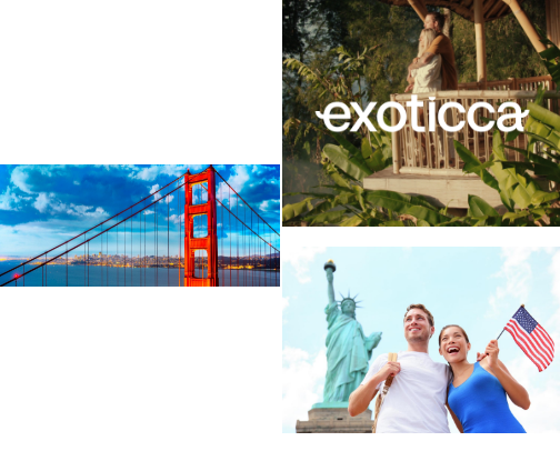 All Inclusive Vacation Package USA cover photo collage