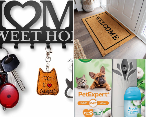 Household items cover photo collage