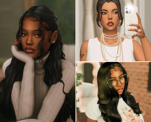 Favorite Sims 4  Let's Players: POC Creators cover photo collage