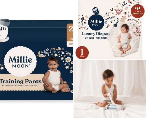 New baby essentials cover photo collage