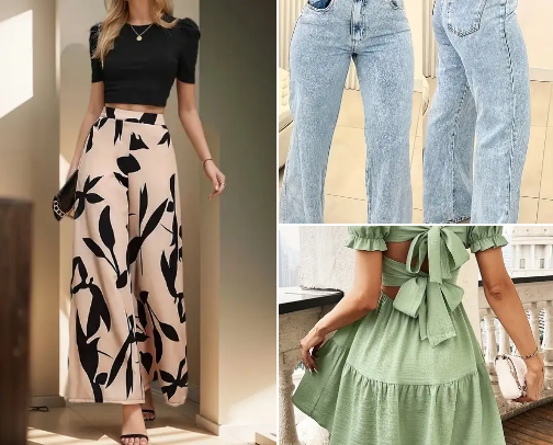 Cute women clothing🦋 cover photo collage