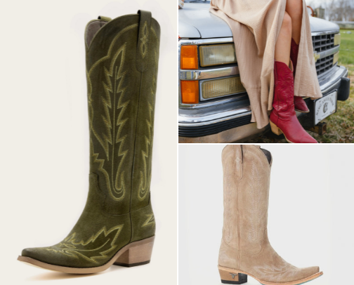 cowgirl boot recs cover photo collage