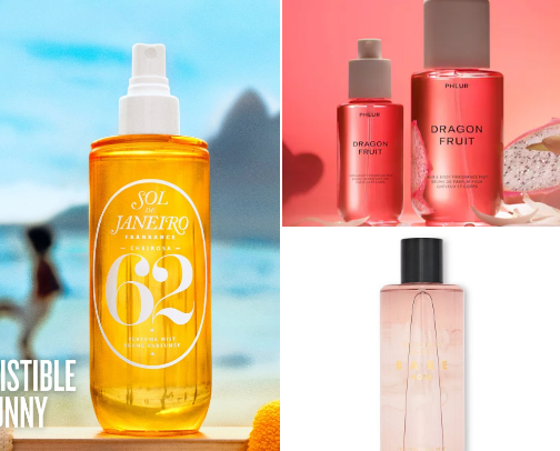 Perfumes, body mists & lotions! cover photo collage