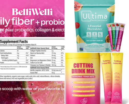 supplements for women cover photo collage