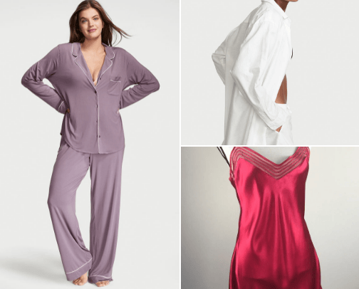 All sleepwear for womens cover photo collage