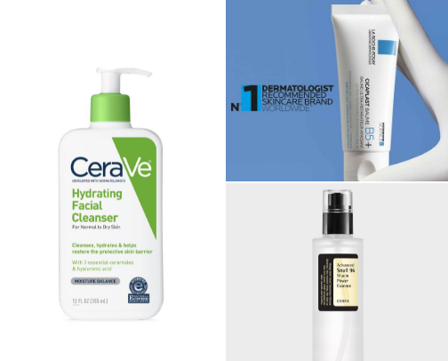 💆‍♀️ FACE SKINCARE FAVORITES cover photo collage