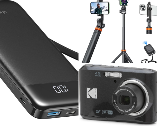 Amazon Travel Tech cover photo collage