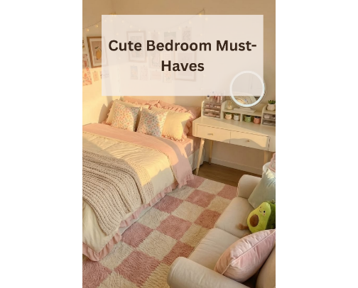 Cute Bedroom Must-Haves cover photo collage