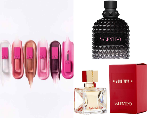 Valentino Beauty Recs cover photo collage