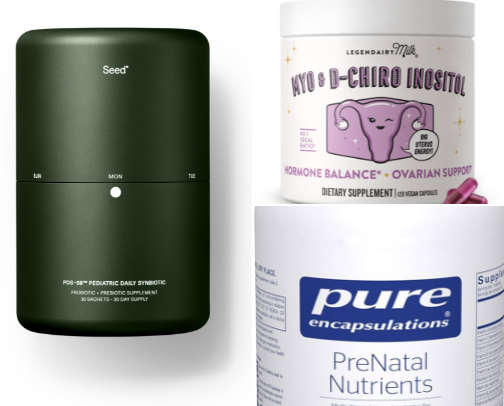 Living & THRIVING with PCOS! From supplements 💊 to recipes👩🏻‍🍳 This is everything that help me get a regular cycle! 🌸 cover photo collage