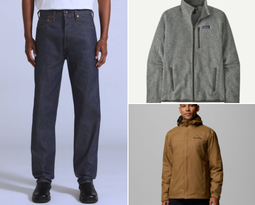 Clothing Favourites cover photo collage