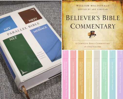 Girl Read Your Bible cover photo collage
