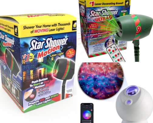 How a Laser Light Projector Made My House the Best on the Block cover photo collage