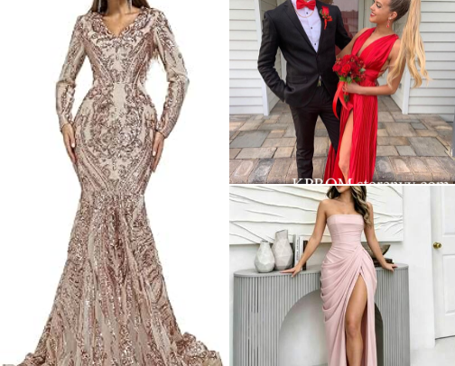 Mermaid prom dresses for the season cover photo collage