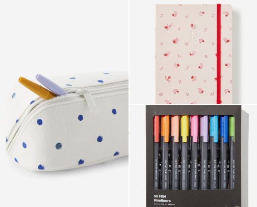 The stationary tools I use to romanticize school/work cover photo collage