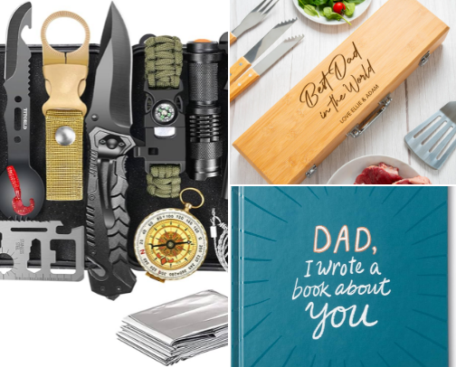 Fathers Day Gift Ideas cover photo collage