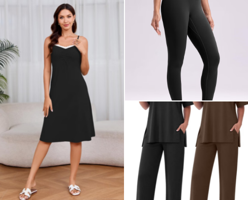 Comfy Women's Intimates, Sleepwear and Loungewear cover photo collage