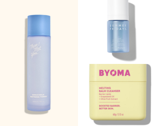 Skincare faves cover photo collage
