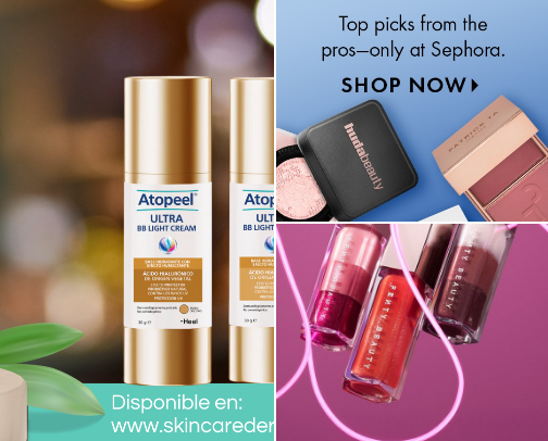 cosmeticos skin care cover photo collage