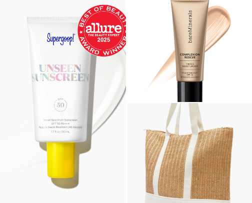 Summertime necessities cover photo collage