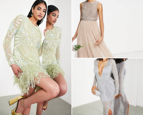 Wedding Guest Dress ♡ cover photo collage