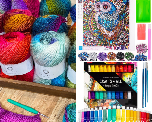 What’s in My Craft Cabinet cover photo collage
