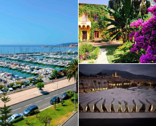 Citrus Gardens, Sea Views & Easygoing Days by the Water Menton, France cover photo collage