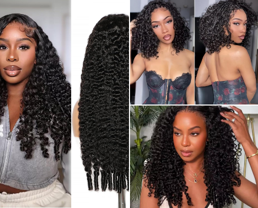 Vacation Ready Hair (No Stress, No Glue, Just Throw On & Go ☀️🌴) cover photo collage