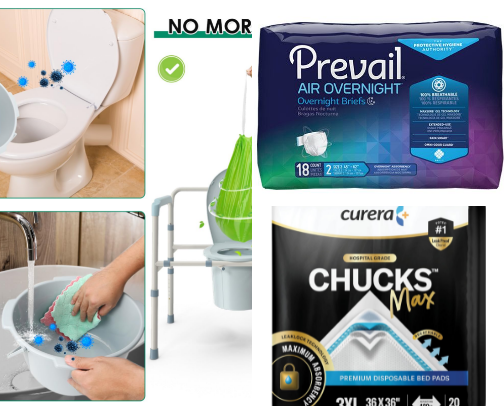 Essential Home care products for my elderly mom cover photo collage