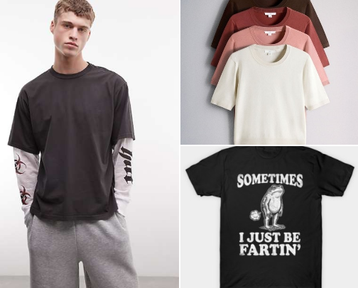 T Shirts for Everyone cover photo collage