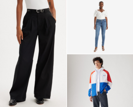 LEVI'S cover photo collage