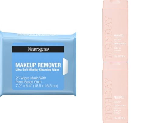 Travel-size items to make packing your toiletries and self care items easy. cover photo collage