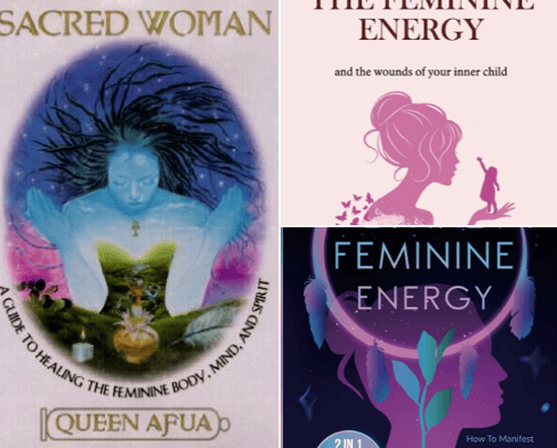 Feminine books☁️✨ cover photo collage