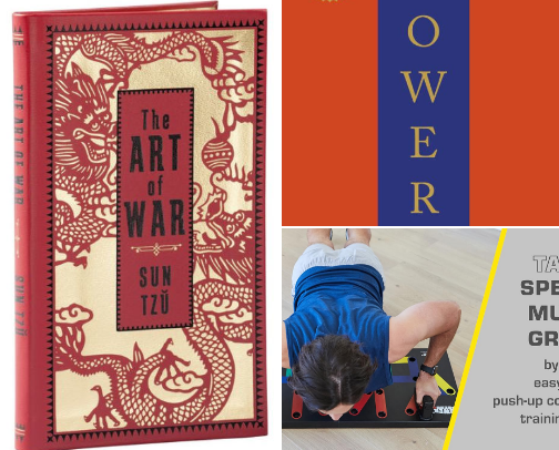 Books That Change the Game. cover photo collage