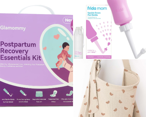 First time mommy essentials cover photo collage