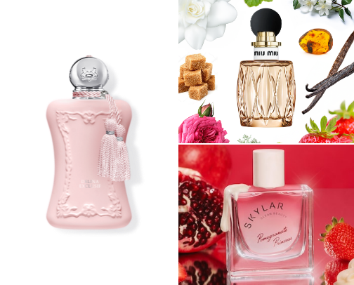 next in line to buy (perfume edition) cover photo collage