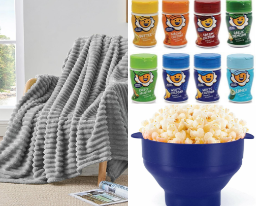 Family Movie Night Must-Haves 🍿🍕 cover photo collage