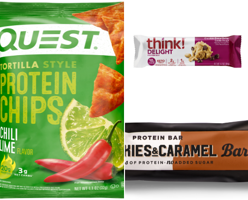 Protein snacks that don’t suck. cover photo collage