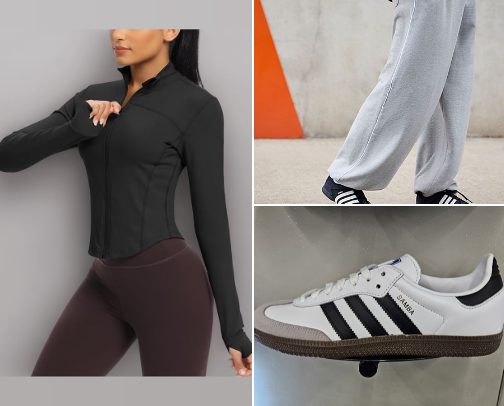 Stay fashionable at the gym! cover photo collage