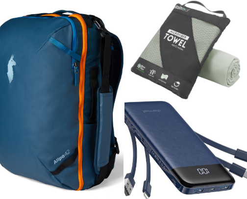 Travel essentials cover photo collage