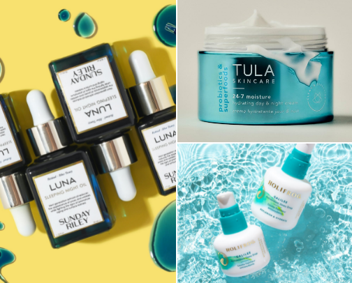 Skincare Routine for Ages Late 30's to Early 40's cover photo collage