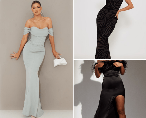 ELEGANT DRESSES cover photo collage