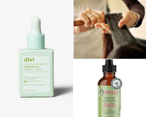 Hair products that helped my damaged hair cover photo collage