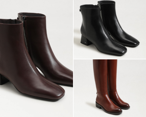 Cute Trendy Fall Boots cover photo collage