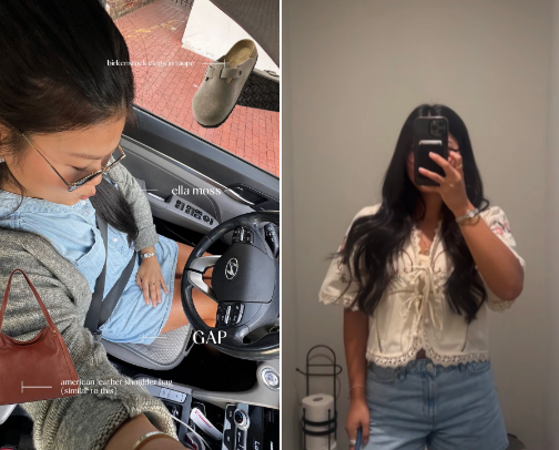 outfits shared on TikTok cover photo collage