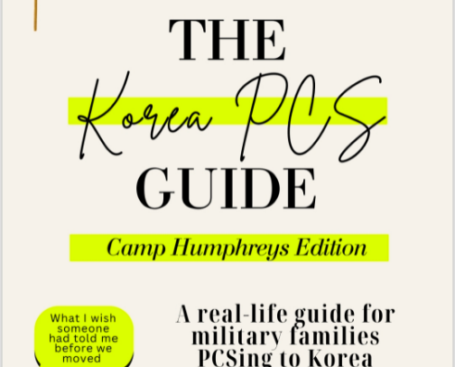 Military Spouse Korea Edition cover photo collage