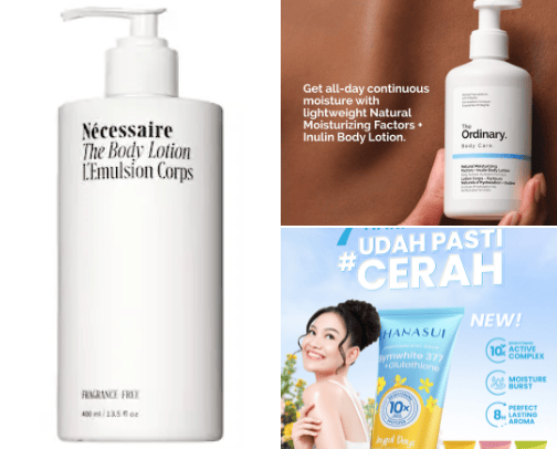 Body care favorite cover photo collage