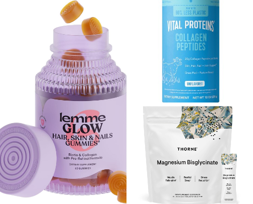 Daily Supplements for Looking & Feeling Your Best cover photo collage