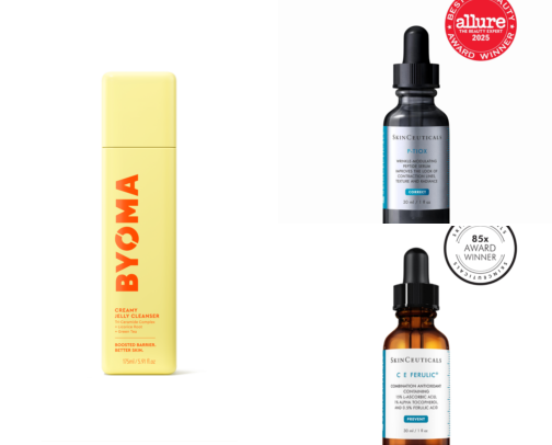 My Holy Grail Skincare Products cover photo collage